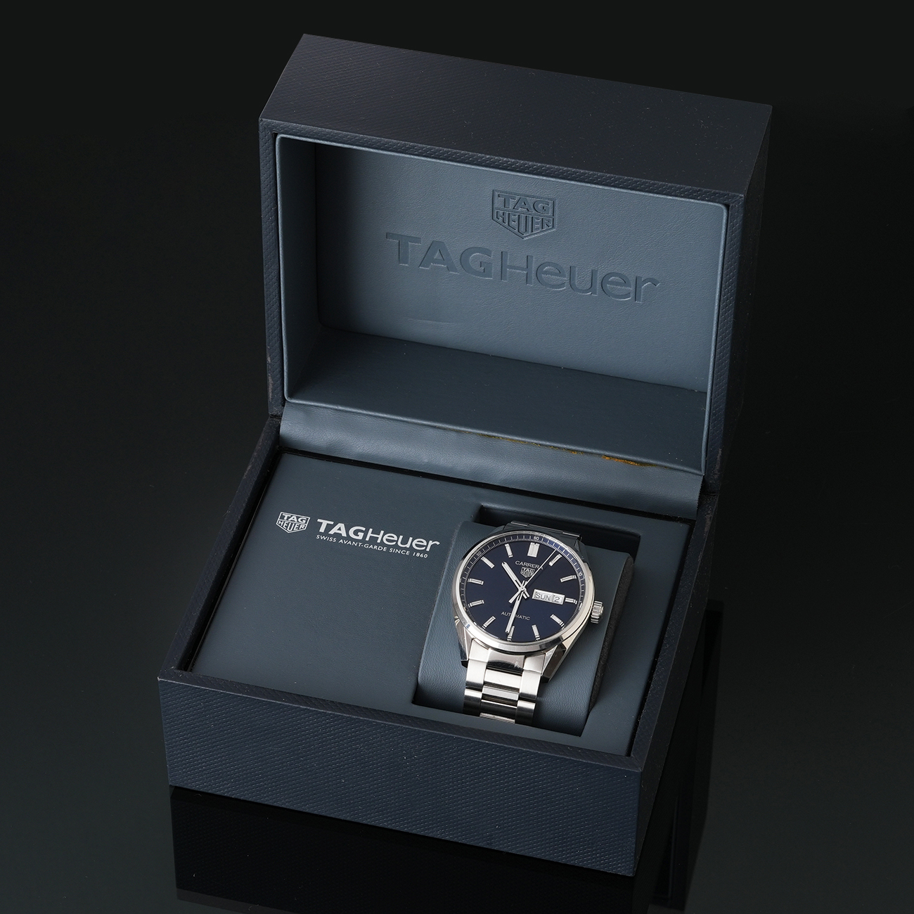 TAG HEUER(USED)태그호이어 WBN2012 까레라 데이 데이트 오토매틱 41 mm